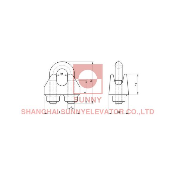 Malleable Stainless Steel Galvanized Carbon Wire Rope Clip Installation Hardware