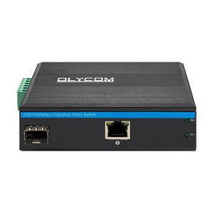 SFP Gigabit Industrial Fiber Media Converter Unmanaged Rugged Network Mini CE