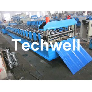 TW-18-228.5-914 Color Steel / Galvanised Roof Roll Forming Machine For 0.3 - 0