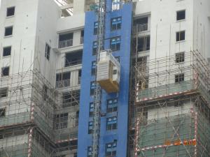 China SC200BG Rack And Pinion Drive VFD Building Construction Lift on sale