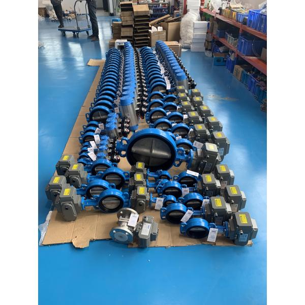 10'' WCB Butterfly Valve Wafer Style 200Psi soft seat valve low leakage