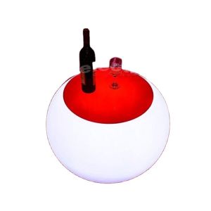 Wholesale Rechargeable plastic Lighted up led round coffee table from china suppliers