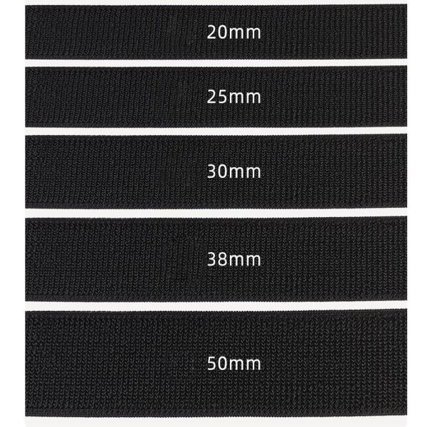 DANSKY Custom Color Self-Adhesive Adjustable Elastic Band Hook and Loop Tape Fastener for Shoes Bags Garment Storage