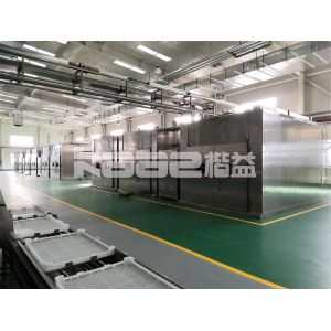 Wholesale Hot Air Conveyor Dryer Machine Konjac Jam Cassava Continuous Tunnel Dryer from china suppliers