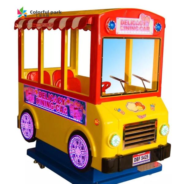 Fire Truck Kid Arcade Machine Coin Operated Electric Children'S Rider Swing Toy Car