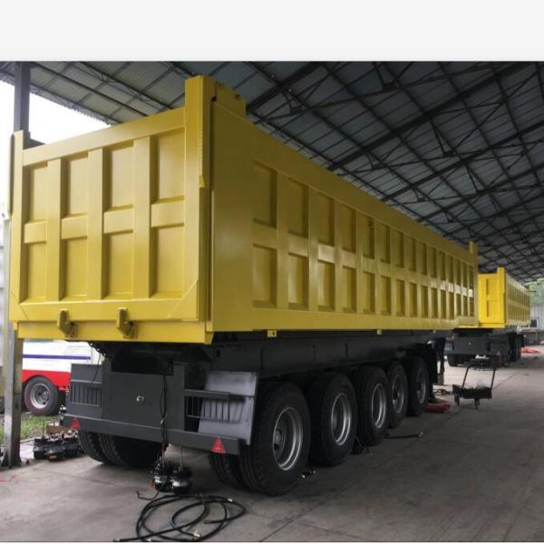 sinotruk 5 axle 45 cbm dump trailer