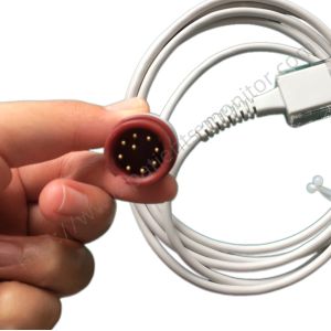 Biolight S/P Series Oximeter Machine Spo2 Extension Cable 9 Pins 15-100-0357