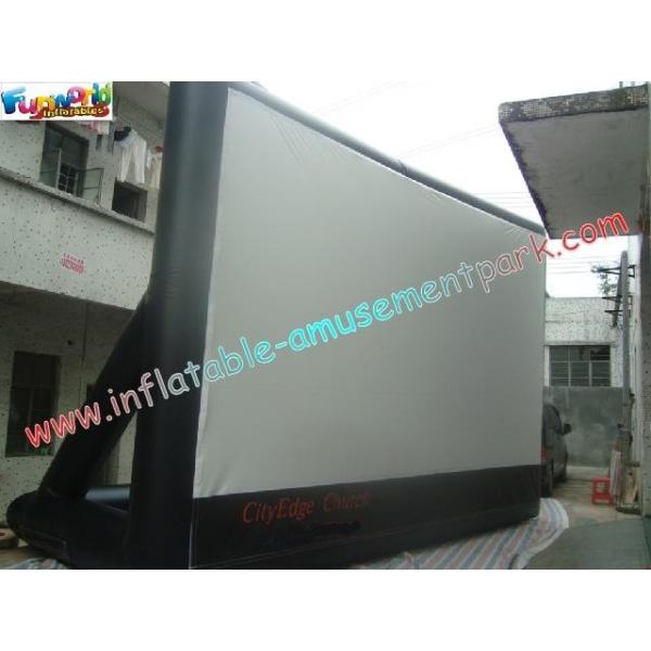 Quality Portable Outdoor Inflatable Movie Screen Rental / Movie Theater Screen for sale