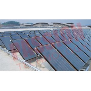 Durable Solar Thermal Collector , Flat Plate Water Collector For Hotel Swimming