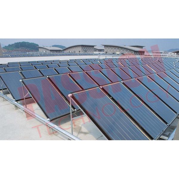 Durable Solar Thermal Collector , Flat Plate Water Collector For Hotel Swimming