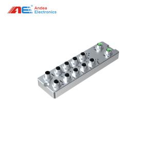 China Modbus TCP RTU Ethernet Remote IO Module 8 Digital Input Output + 4 RS485 RFID on sale