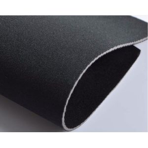 Apparel SBR Laminated 2mm Neoprene Fabric , Polyester Jersey Thin Neoprene