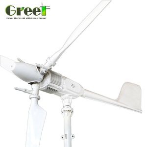 China Solar Hybrid Horizontal Pitch Control Wind Turbine Generator 5kw For Home on sale
