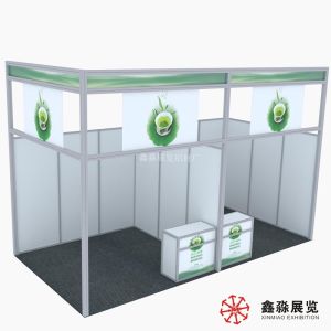 Modular aluminum exhibition booth, portable exhibition booth aluminum made