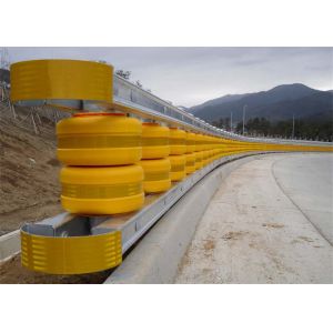 Highway Traffic Speed Safety Rolling Crash Barrier For Guardrails