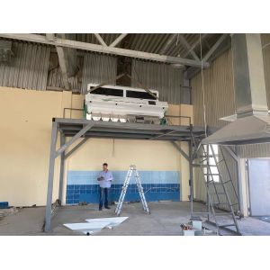 CCD Camera Vibrating Sieve Wheat Color Sorter Machine 2 Years Warranty