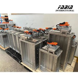 Electric Actuator Rectangular Multi-Blade Damper Low Resisitance For LCD Panels