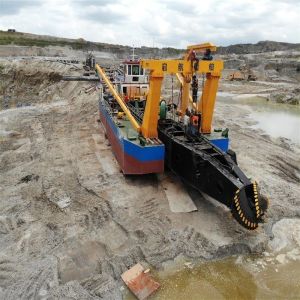 50m Total Length Hydraulic Diesel Engine Cutter Suction Sand Dredger for River