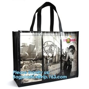 China pp woven bag supplier printed pp laminated non woven bag heat seal non