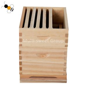 Bee Hive Equipment 20mm Pine Unassembled Bee Hive 2 Layers