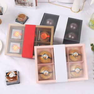 Dessert Drawer Box with 2 4 6 8 Dividers Cupcake Packaging Pastry Boxes