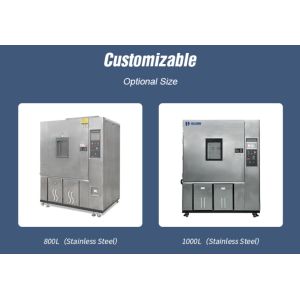 Wholesale Customized 225L Temperature Humidity Chambers Stainless Steel Plate Testing Equipment from china suppliers