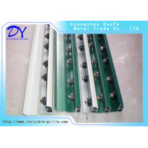 2.0mm Aluminium Rail Track For Children Invisible Grille
