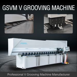Industrial Sheet Metal Grooving Machine For Cupboard Cabinet Making Machine
