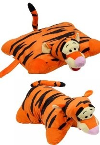 Quality Orange Lovely Disney Tigger Pillow Plush Cushion and Pillow With Plush Tigger Head For Bedding for sale