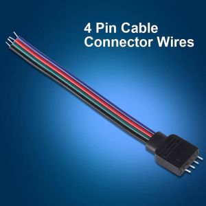 4 Pins Led Light Strip Connector 5v 12v 24v Ip20 10mm For Rgb Led Lighting