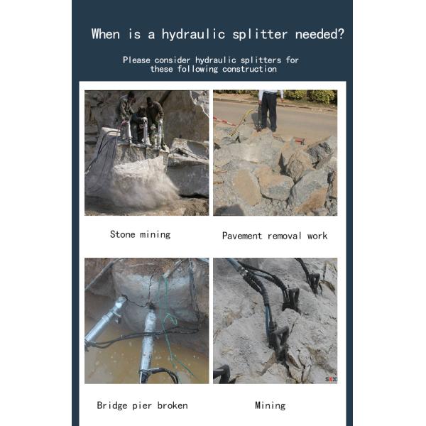 Hydraulic Rock Splitter for Large-scale Construction Projects