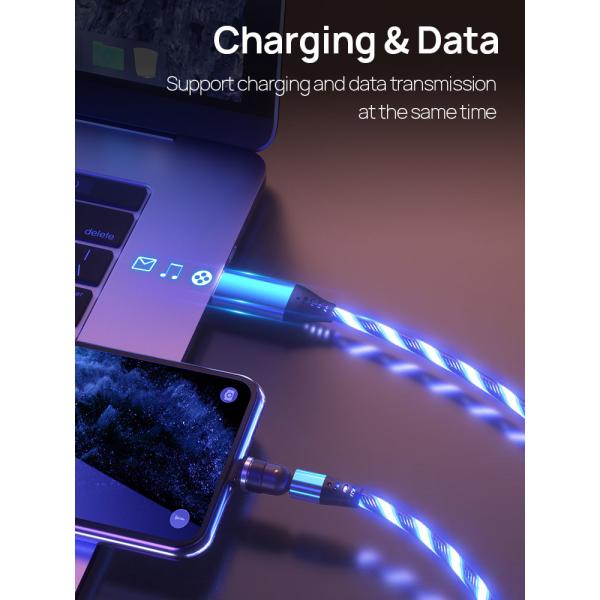 480Mbps Magnetic USB Charging Cable 8000 Times Explosionproof