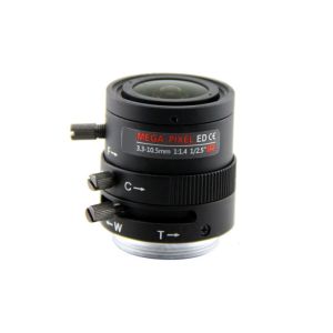 1/2.5" 3.3-10.5mm F1.4 3MP/5MP Megapixel Manual IRIS CS Mount Vari-focal Lens