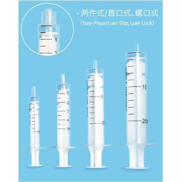 Luer Lock Slip Medical Disposable Syringe With Safety Needle Transparent 1ml 5ml