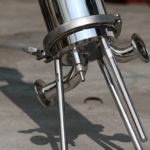 Two Core Cartridge Filter Housing Stainless Steel Industrial Precision
