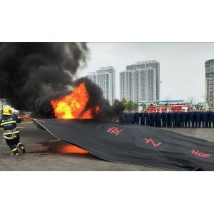 Gray Suntex Composite Factory Electric Vehicle Fire Blanket