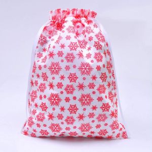 Christmas 120x0.4cm OEM PE 20cm Camouflage Drawstring Bag