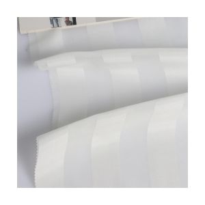 Wholesale Silk Like Soft Recycled Chiffon Satin Stripe polyester fabric for