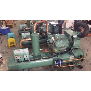 Bitzer Water Cooled Compressor Refrigeration Unit Low Energy Consumption