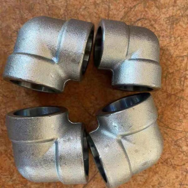 ASMEB16.11 20# Carbon Steel Socket Weld Fittings 1.5D 1D Socket Welding Elbow