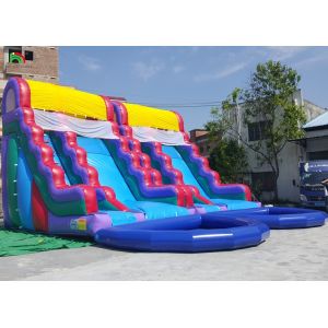 Customized Outdoor Waterpark Slides Amusement Playground Equipment Comercial