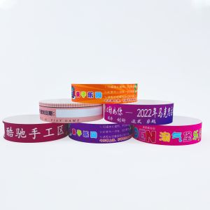 Custom VIP Paper Sequential Numbering Bracelets with Waterproof Tyvek Material
