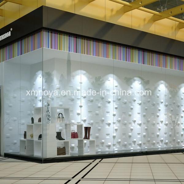 Modern Store Partitions Decoration Fireproof 3D Wall Panel with B1 Grade