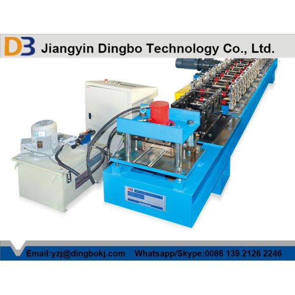 Manual Decoiler Rolling Shutter Door Roll Forming Machine For 13 Forming