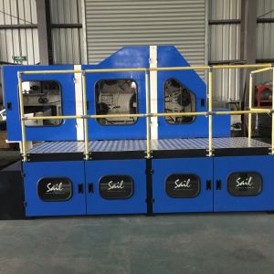 Nonwoven Textile Fabric Single Cylinder Double Doffer Polyester Fiber Carding