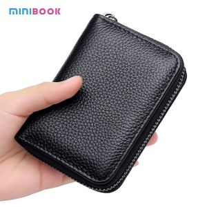 Waterproof Multi-functional Large Capacity Zipper Pocket Coin Purse Wallet by