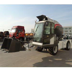 4cbm Concrete Construction Mixer Truck With 4.33L Displacement Engine