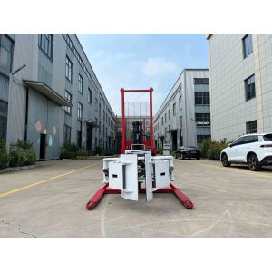 500kg 1.6m Paper Roll Semi Electric Stacker PU Wheel