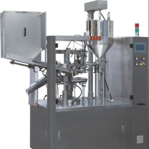 Plastic Hand Cream 0.6MPa Tube Filling Sealing Machine