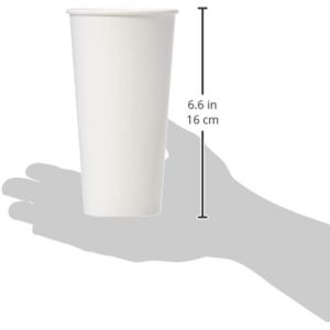 White Colour 4oz 100ml Take Away Single Wall Style Disposable Paper Cup